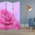 48 X 72 Multi Color Wood Canvas Flourish  Screen