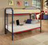 Black Twin Contemporary Metal Bunk Bed