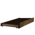 Solid Wood Twin Brown and Black Bed