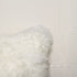 18" Gray Sheepskin Throw Pillow