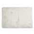 60" X 36" Off White Rectangular Faux Fur - Area Rug