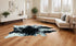 72" X 84" Salt & Pepper Black White Cowhide - Rug