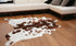 72" X 84" Brown White Cowhide - Rug