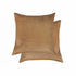 18 X 18 Tan Cowhide Throw Pillow