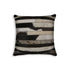 18" X 18" X 5" Modern Tricolor Torino Kobe Cowhide  Pillow