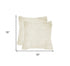 Set of Two 18" Natural Cowhide Throw Pillow