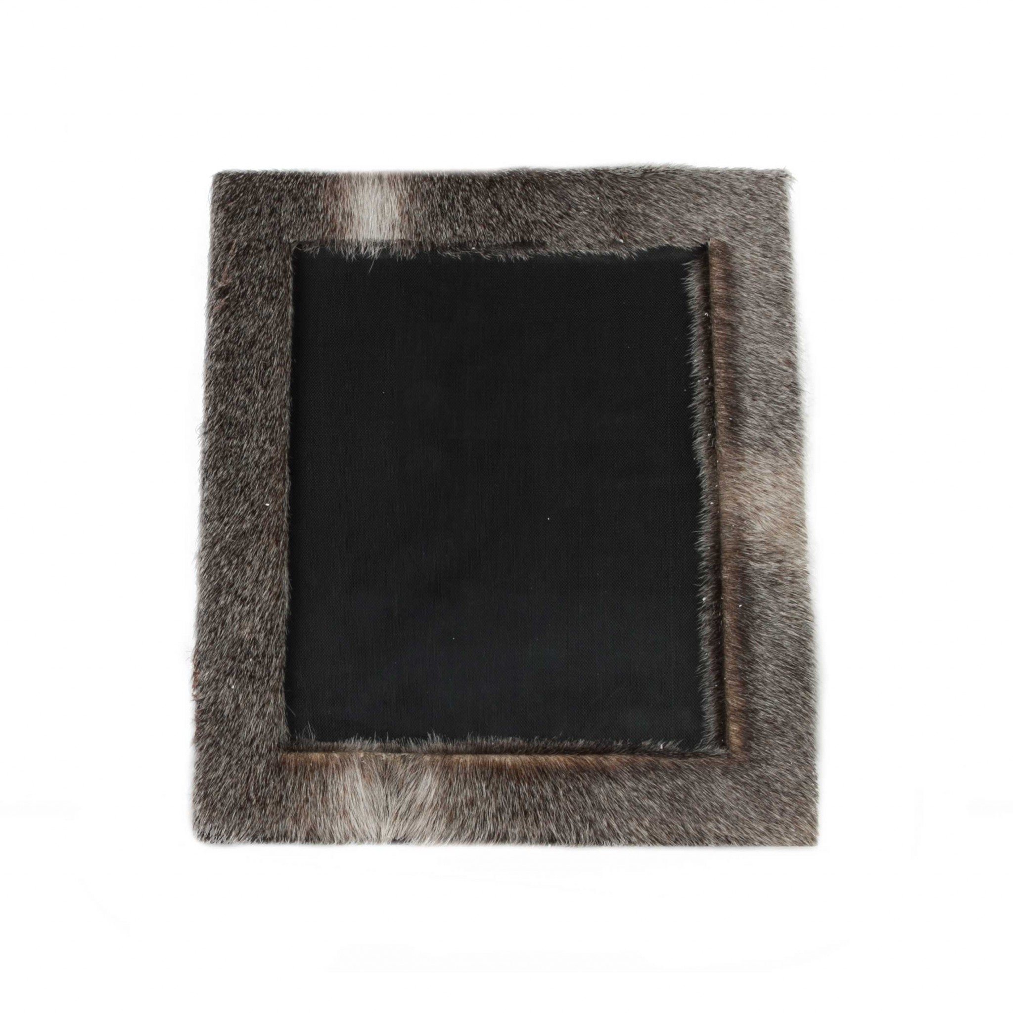 8" x 10" Gray Cowhide Tabletop Picture Frame