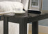 24" Black Console Table