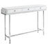 48" Taupe And Silver Console Table