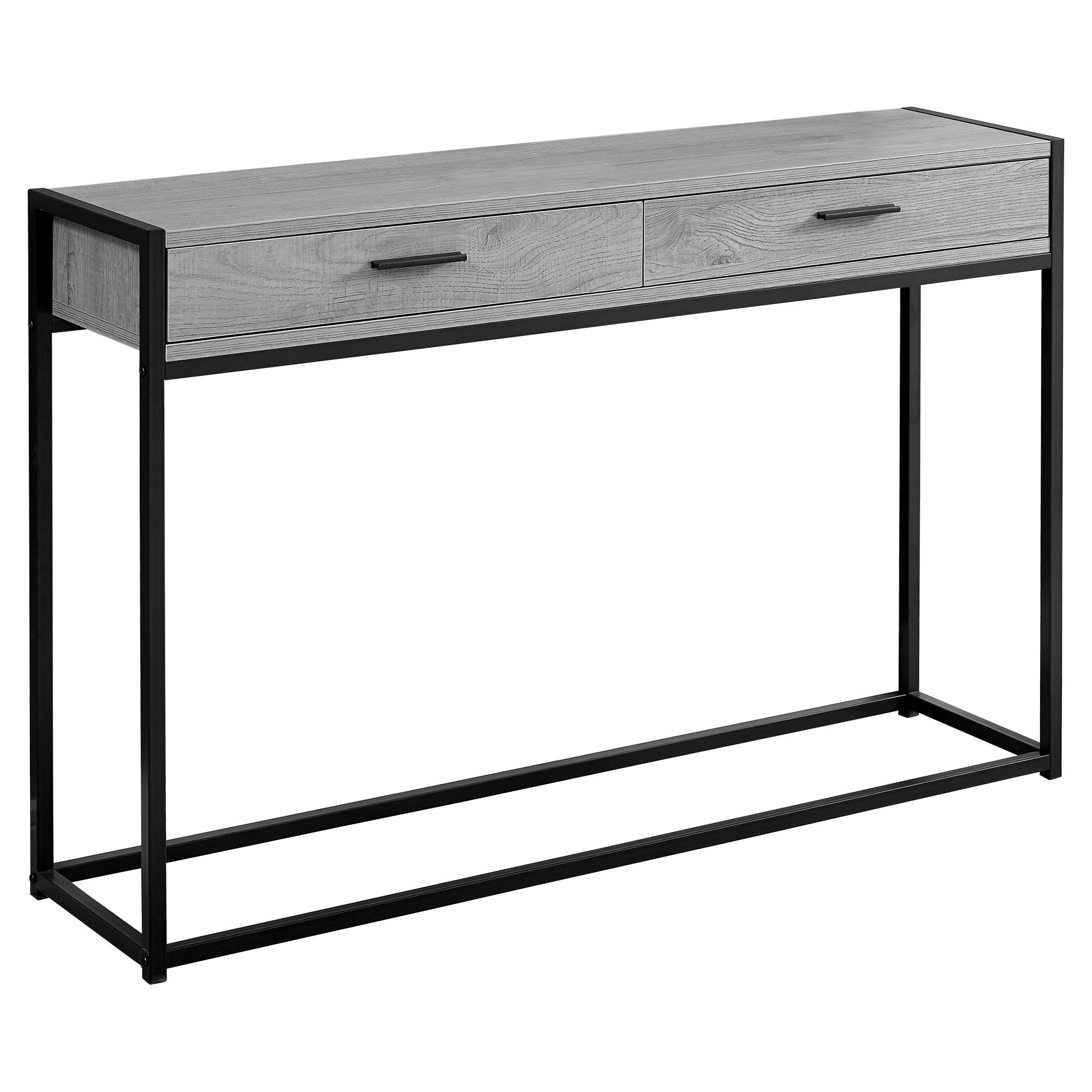 48" Black Frame Console Table