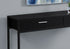 48" Black Frame Console Table