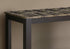 44" Espresso And Brown Console Table With Storage