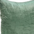 18" X 7" X 18" Transitional Green Solid Pillow Cover With Poly Insert