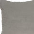 18" X 7" X 18" Transitional Gray Solid Pillow Cover With Poly Insert