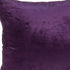 20" X 7" X 20" Transitional Purple Solid Pillow Cover With Poly Insert