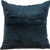 20" X 7" X 20" Transitional Dark Blue Solid Pillow Cover With Poly Insert