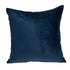 20" X 7" X 20" Transitional Navy Blue Solid Pillow Cover With Poly Insert