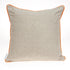 20" X 7" X 20" Transitional Multicolor Cotton Pillow Cover With Poly Insert