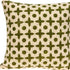 18" X 7" X 18" Transitional Beige Printed Pillow Cover With Poly Insert