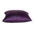 22" X 7" X 22" Transitional Purple Solid Pillow Cover With Poly Insert