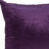 22" X 7" X 22" Transitional Purple Solid Pillow Cover With Poly Insert