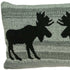 24" X 5" X 16" Lodge Gray Pillow Cover With Poly Insert