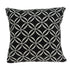 20" X 7" X 20" Transitional Black Pillow Cover With Poly Insert