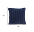 18" X 5" X 18" Transitional Blue Pillow Cover With Poly Insert