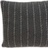 Charcoal Pillow Cover With Insert