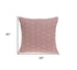 20" X 7" X 20" Transitional Pink Pillow Cover With Poly Insert