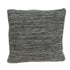 20" Gray Woven Cotton Blend Throw Pillow