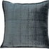 20" X 7" X 20" Transitional Charcoal Solid Quilted Pillow Cover With Poly Insert