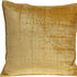 20" X 7" X 20" Transitional Yellow Solid Quilted Pillow Cover With Poly Insert