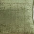 20" X 7" X 20" Transitional Olive Solid Quilted Pillow Cover With Poly Insert