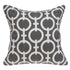 20" X 7" X 20" Transitional Gray And White Accent Pillow Cover With Poly Insert