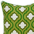 20" X 7" X 20" Cool Traditional Green And White Pillow Cover With Poly Insert