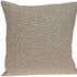 20" X 7" X 20" Charming Transitional Tan Cotton Accent Pillow Cover With Poly Insert