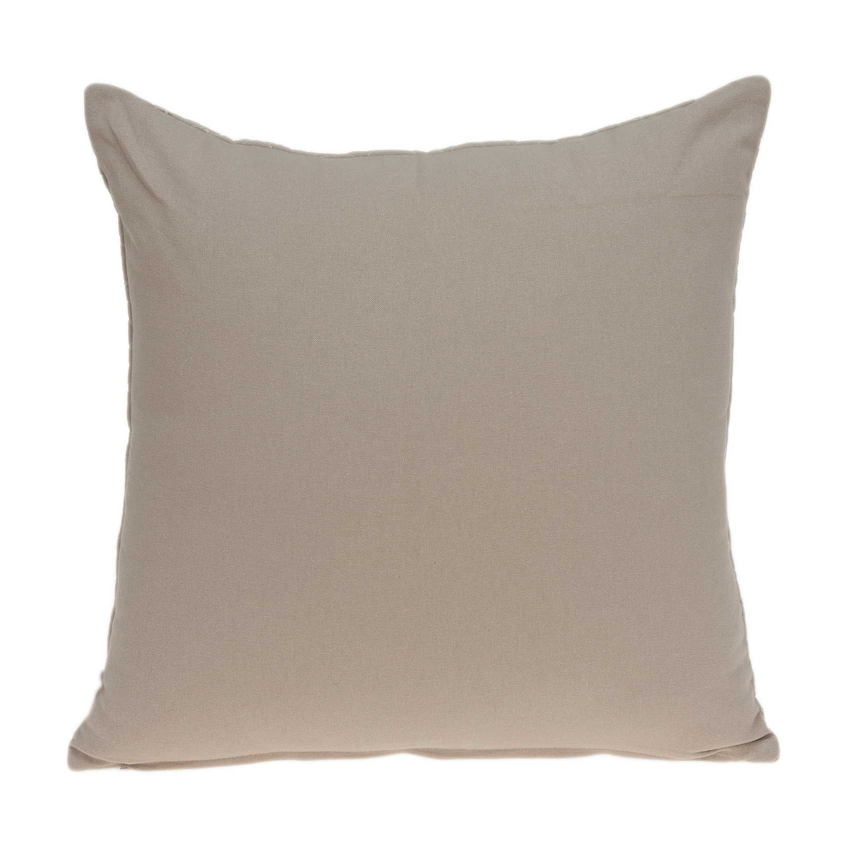 20" X 7" X 20" Elegant Transitional Tan Pillow Cover With Poly Insert