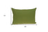 20" X 6" X 14" Tropical Green Cotton Pillow Cover With Poly Insert