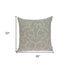 20" X 7" X 20" Elegant Transitional Beige Pillow Cover With Poly Insert