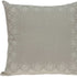 20" X 7" X 20" Decorative Transitional Beige Pillow Cover With Poly Insert