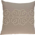 20" X 7" X 20" Stunning Transitional Tan Cotton Pillow Cover With Poly Insert