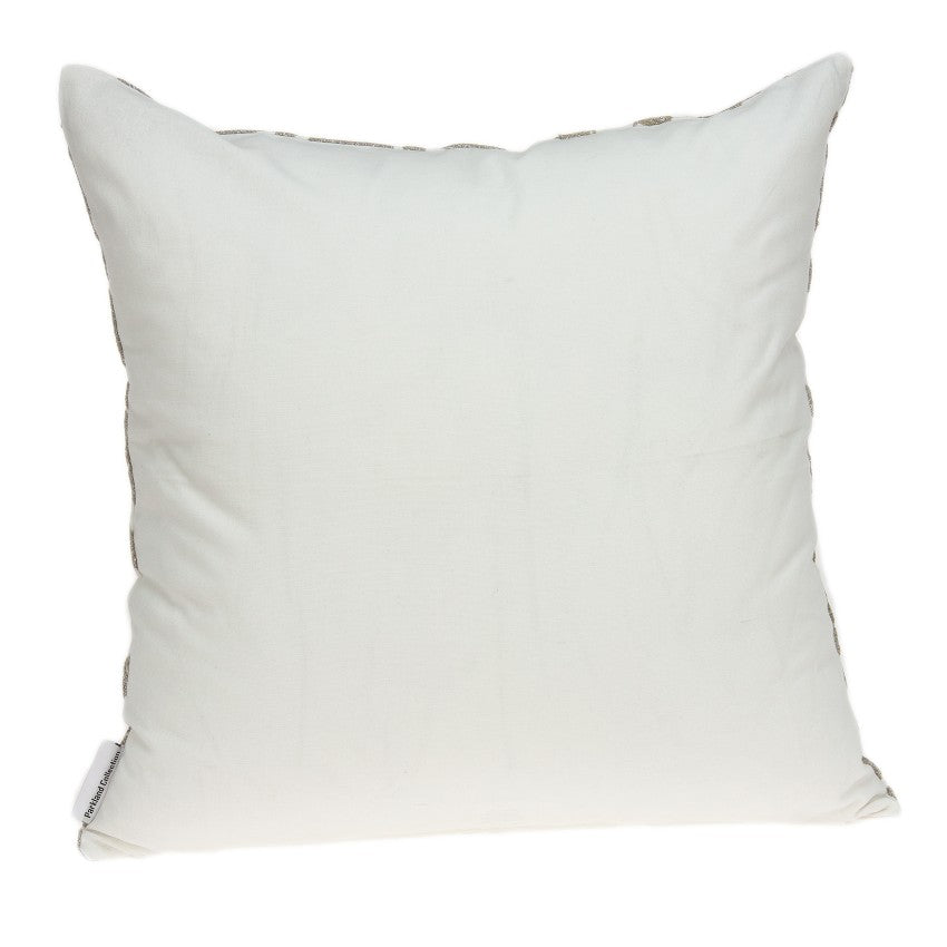 20" X 7" X 20" Bling Ivory Pillow Cover With Poly Insert