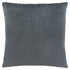 18" X 18" Taupe Velvet Polyester Mosaic Zippered Pillow