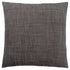 18" X 18" Gray Polyester Linen Zippered Pillow