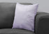 18" X 18" Taupe Velvet Polyester Feather Zippered Pillow