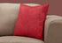 18" X 18" Taupe Velvet Polyester Feather Zippered Pillow