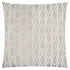 18" X 18" Taupe Polyester Ogee Zippered Pillow