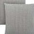 Set Of Two 18" X 18" Taupe Polyester Striped Zippered Pillow