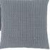 Set Of Two 18" X 18" Taupe Polyester Striped Zippered Pillow